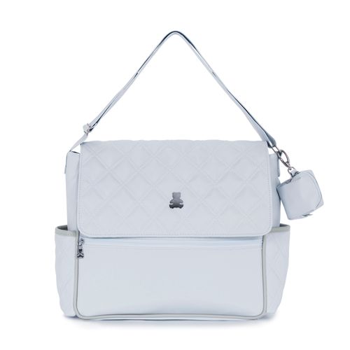 Bolsa de Maternidade de Bebê Matelassê - AZUL/CZ