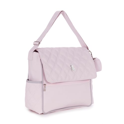 Bolsa de Maternidade de Bebê Matelassê - ROSA/CZ