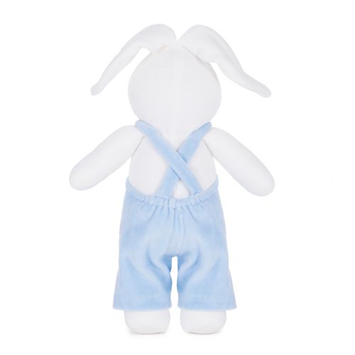 Coelho Plush Jardineira - AZUL