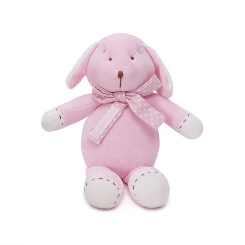 Pelúcia Cachorro Plush Pespontado - Tamanho P - ROSA