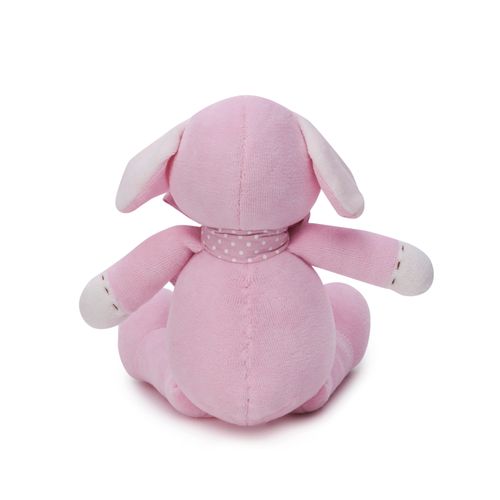 Pelúcia Cachorro Plush Pespontado - Tamanho P - ROSA