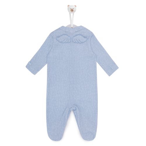 Macacão de Bebê Asas Blu - AZUL BB