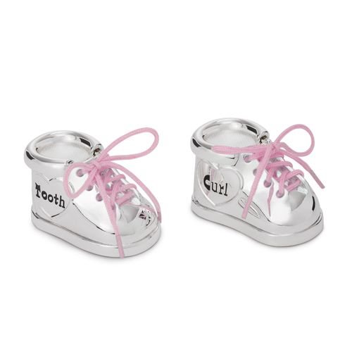 Duo Porta dente e mecha de cabelo Prata Silver Plated - ROSA