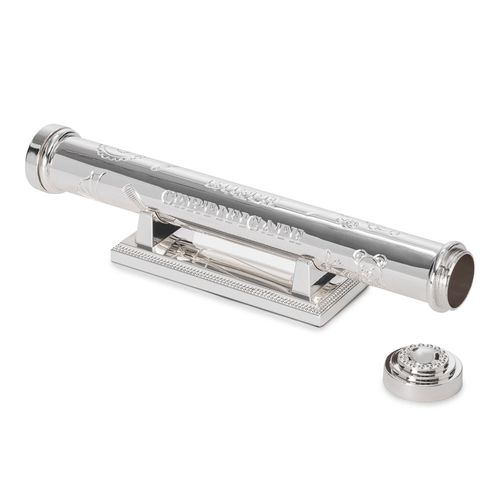 Porta certidão de nascimento Prata Silver Plated - UNICO