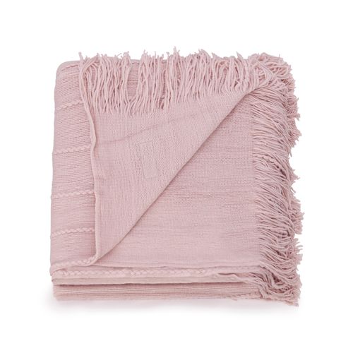 Manta Tricot Cashmere touch - ROSA
