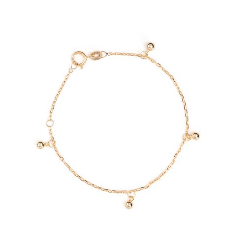 Pulseira Bolinhas de Ouro - UNICO