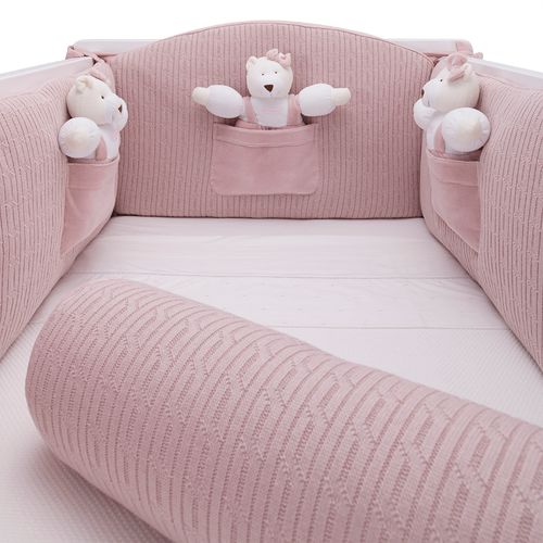 Protetor de Berço Urso Plush - ROSE