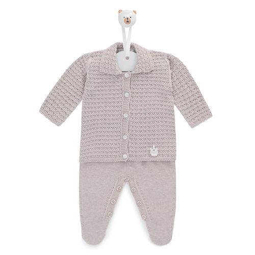 Saída de Maternidade Medaglia Urso Bimbi - KAKI