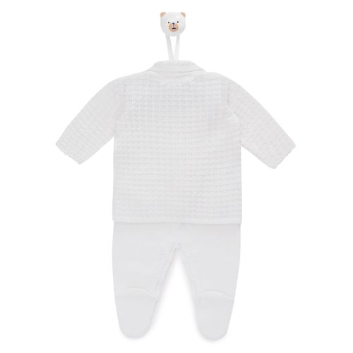 Saída de Maternidade Medaglia Urso Bimbi - BRANCO