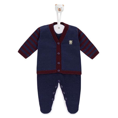 Saída de Maternidade Leone navy - AZUL MARINHO