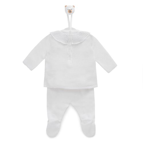 Saída de Maternidade Treccia - BRANCO