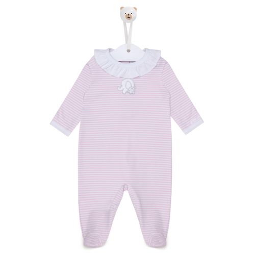 Macacão de Bebê Elefante Elé - ROSA