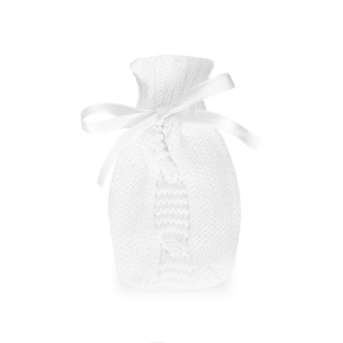 Luvinha de Bebê Tricot - BRANCO