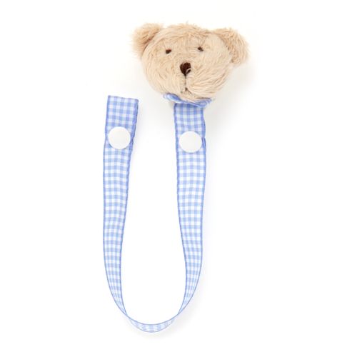Prendedor de Chupeta de Bebê Unissex Urso Bimbi - AZUL