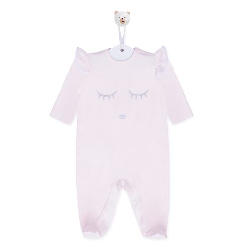Macacão de Bebê Bordado Sonho - ROSA