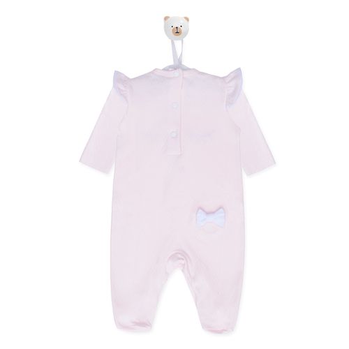 Macacão de Bebê Bordado Sonho - ROSA