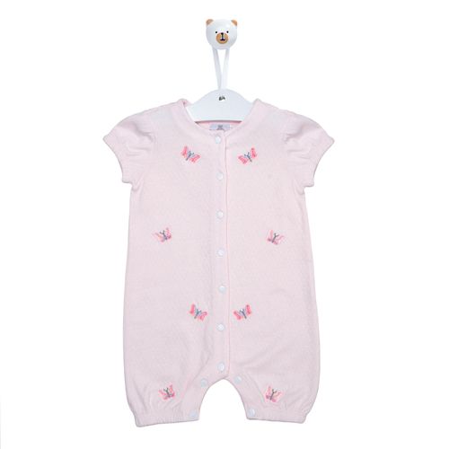 Macacão de Bebê Farfalla Dadinho - ROSA BEBE