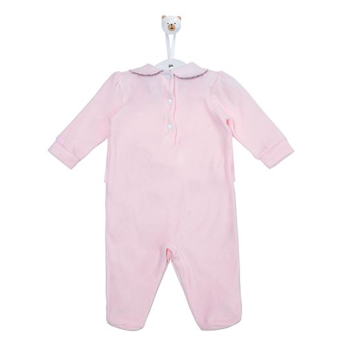 Macacão de Bebê Plush Laço Liberty - ROSA