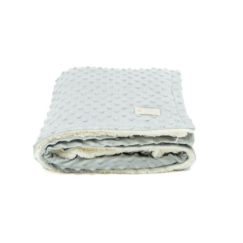 Manta Double Sherpa Poá - CINZA