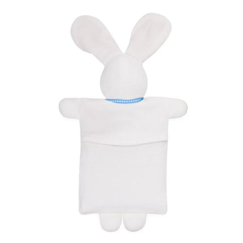 Bolsa Térmica de Bebê Unissex Pelúcia Coelho - AZUL