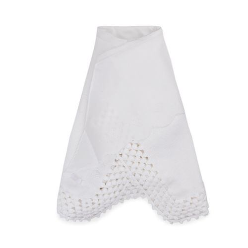 Vira Manta Unissex Bordado Trigo - BRANCO