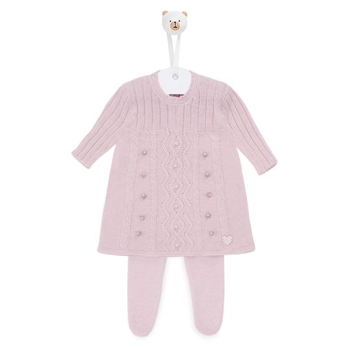 Saída de Maternidade Rococó Pérola - ROSA