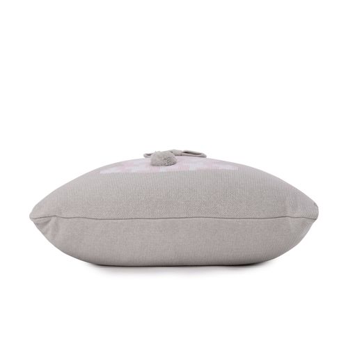 Almofada Quadrada Coelho Pied-de-Poule - ROSA BB