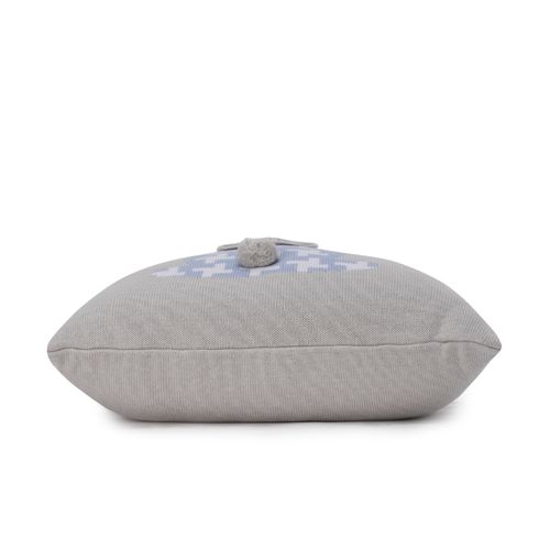 Almofada Quadrada Coelho Pied-de-Poule - AZUL BB