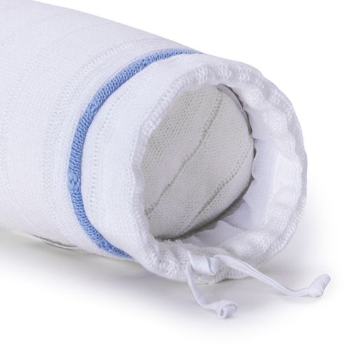 Rolo Peseira Canelado - BRANCO/AZUL BB
