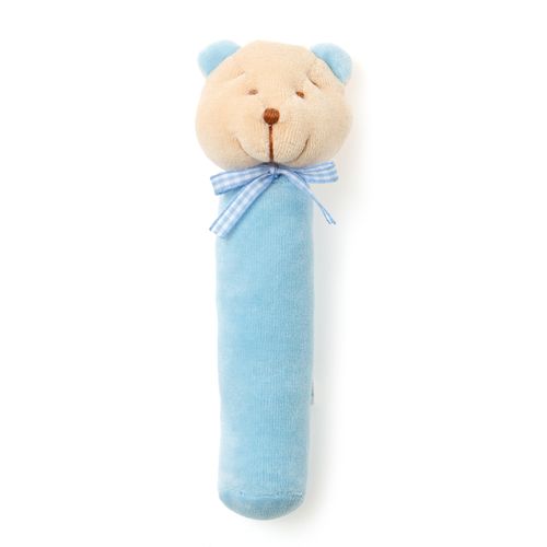 Chocalho de Pelúcia de Bebê Urso Bimbi - AZUL