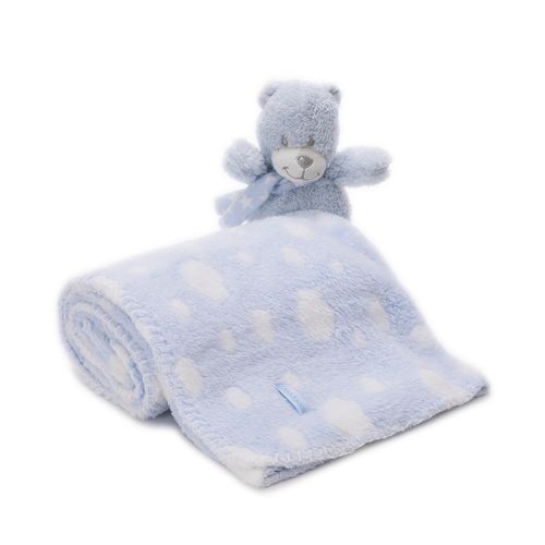 Manta Urso Sonho - AZUL