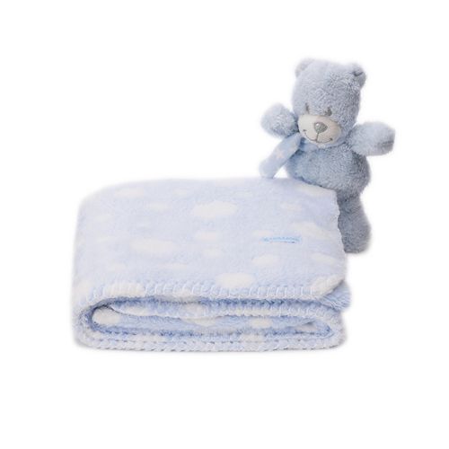 Manta Urso Sonho - AZUL