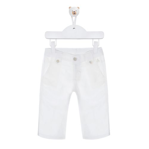 Conjunto Batizado Linho - BRANCO
