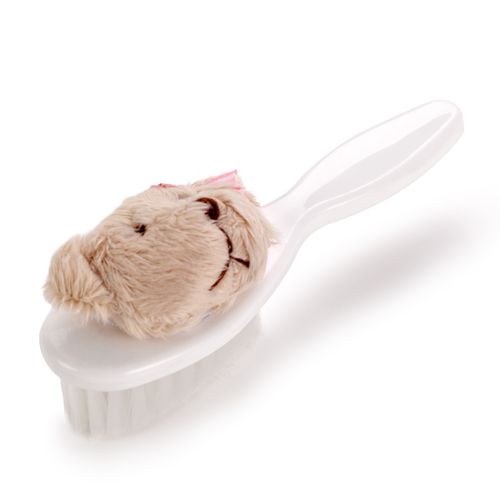 Duo Pente e Escova de Bebê Urso Bimbi - ROSA