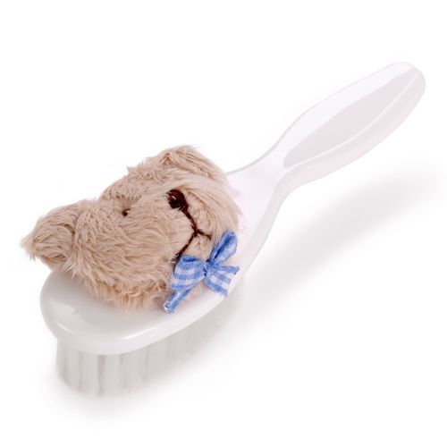 Duo Pente e Escova de Bebê Urso Bimbi - AZUL