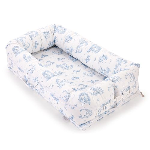 Ninho Unissex Toile de Jouy - AZUL