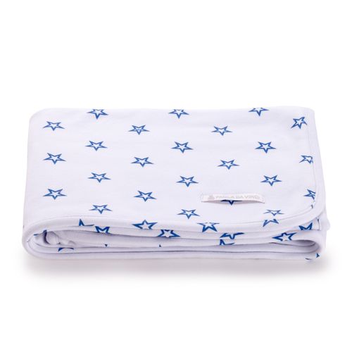Manta Algodão Egípcio Star - AZUL JEANS