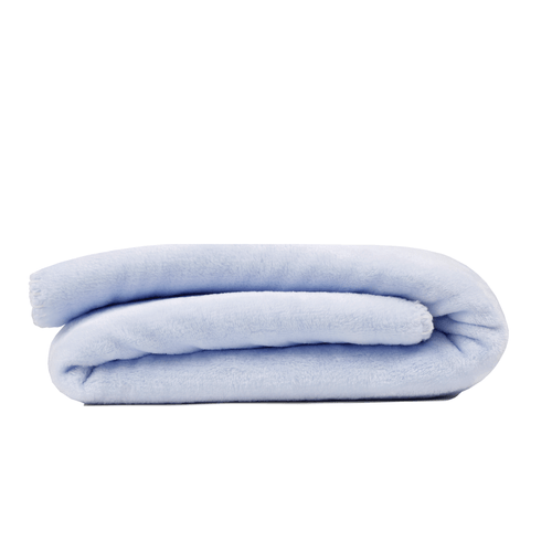 Manta Sherpa Liso - AZUL