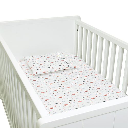 Lençol de Berço Algodão Egípcio London - BRANCO