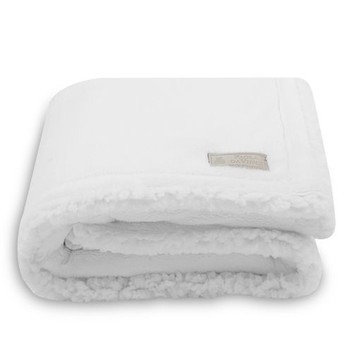 Manta Bebê Pulito Double Sherpa - BRANCO
