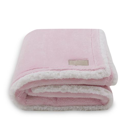 Manta Bebê Pulito Double Sherpa - ROSA BEBE