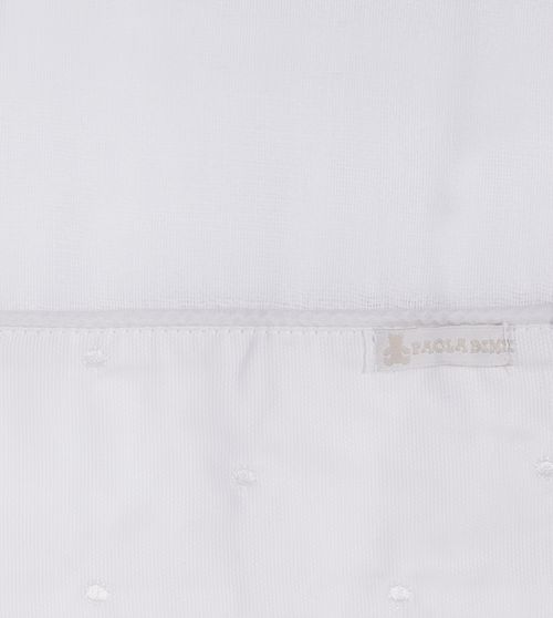 Conjunto de Fraldas de Boca Bordado Poás - 6 Unidades - BRANCO