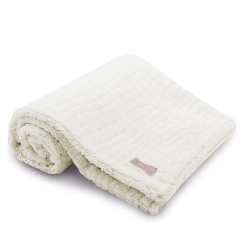 Manta Bebê Piazza Double Sherpa - OFF WHITE