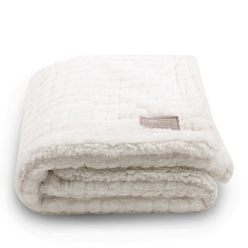 Manta Bebê Piazza Double Sherpa - OFF WHITE