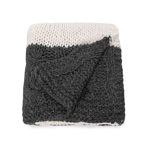 Manta Tricot Due Colori - CRU/CHUMBO