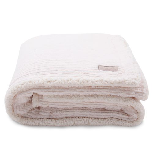 Cobertor Bebê Treccia Double Sherpa - OFF WHITE