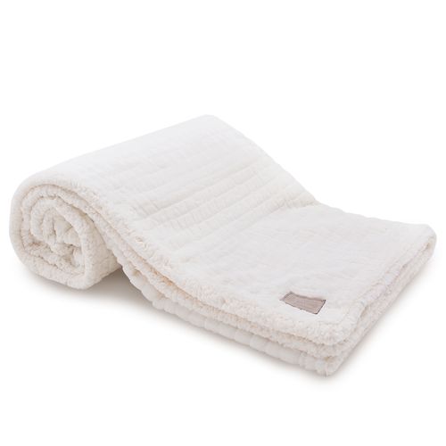 Cobertor Bebê Piazza Double Sherpa - OFF WHITE