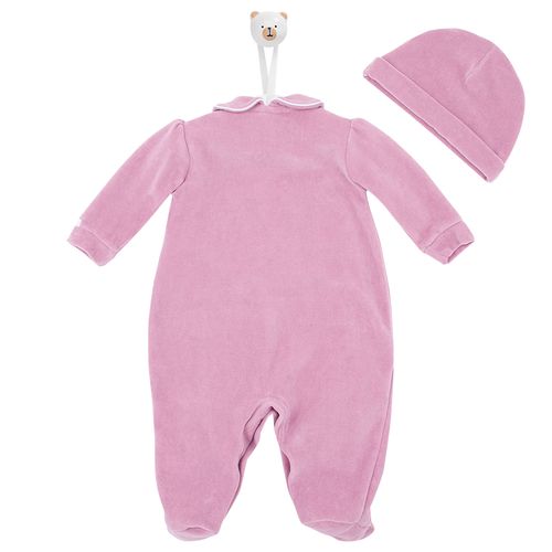 Macacão de Bebê Longo em Plush Alce - ROSE