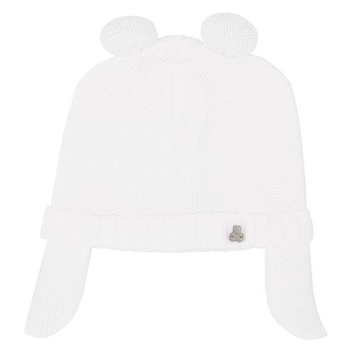Gorro de Bebê com Protetor de Orelhas - OFF WHITE