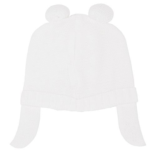 Gorro de Bebê com Protetor de Orelhas - OFF WHITE